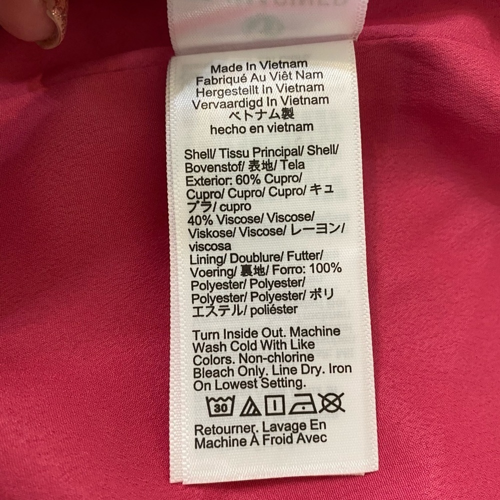 J Crew New Womens Size XXS Pink Cupro Sleeveless Cinched Waist Lined Midi Dress - Picture 11 of 13